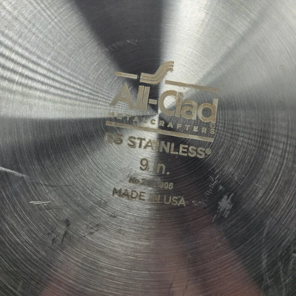 New ALL-CLAD D5 METALCRAFTERS USA 9 Inch Skillet Stainless Fry Pan 2021905